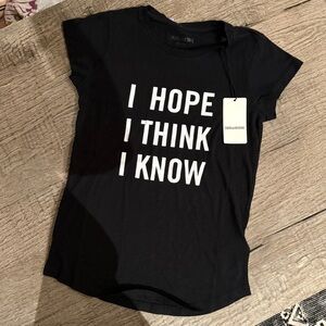 Zadig & Voltaire Skinny Hope Tee Shirt- XS,S